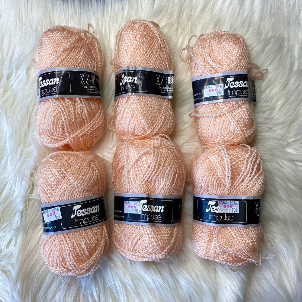 Lot of 6 Jessan Impulse Yarn